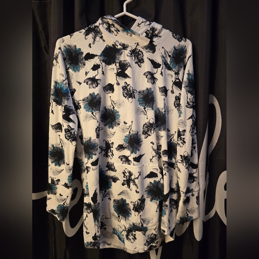 Lularoe Amber Floral Print Hoodie